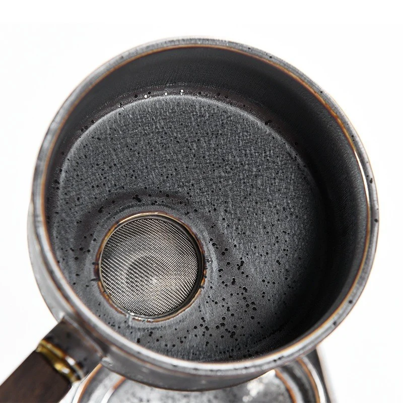 Automatic Stone Mill Bamboo Tea Set - Image 4