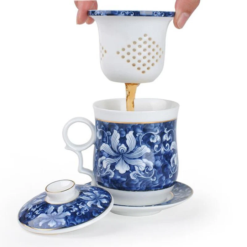 Blue And White Porcelain Chinese Tea Cup - Image 6