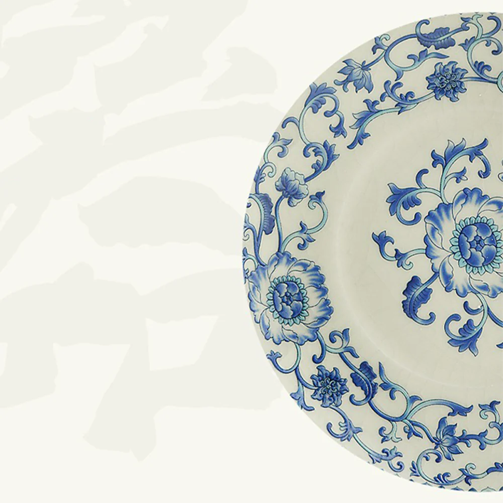 Blue And White Ruyao Twig Flowers Tea Cup - Image 7