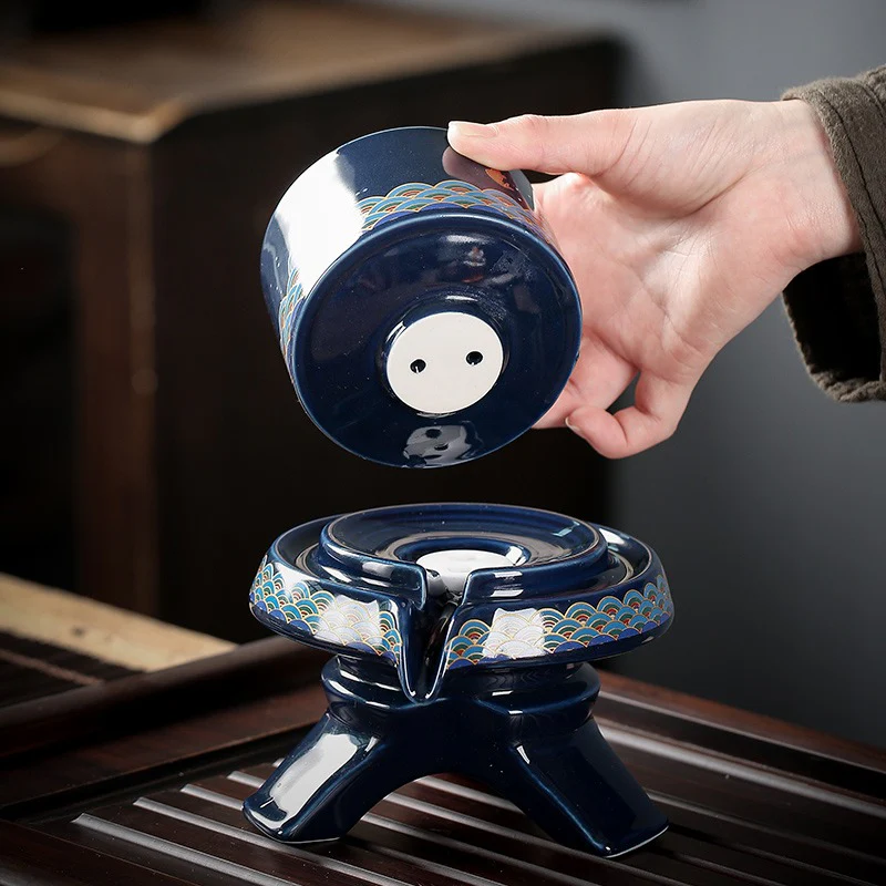 Blue Sea Wave Automatic Tea Set - Image 4