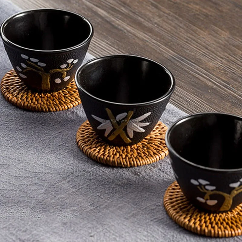 Cast Iron Plum Blossom Tea Cup - Image 6