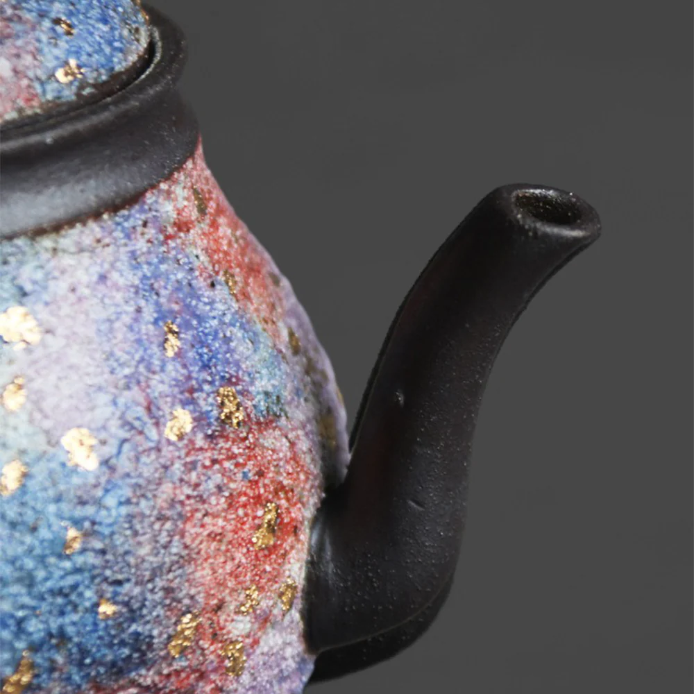 Chinese Colorful Sandstone Junde Teapot - Image 4