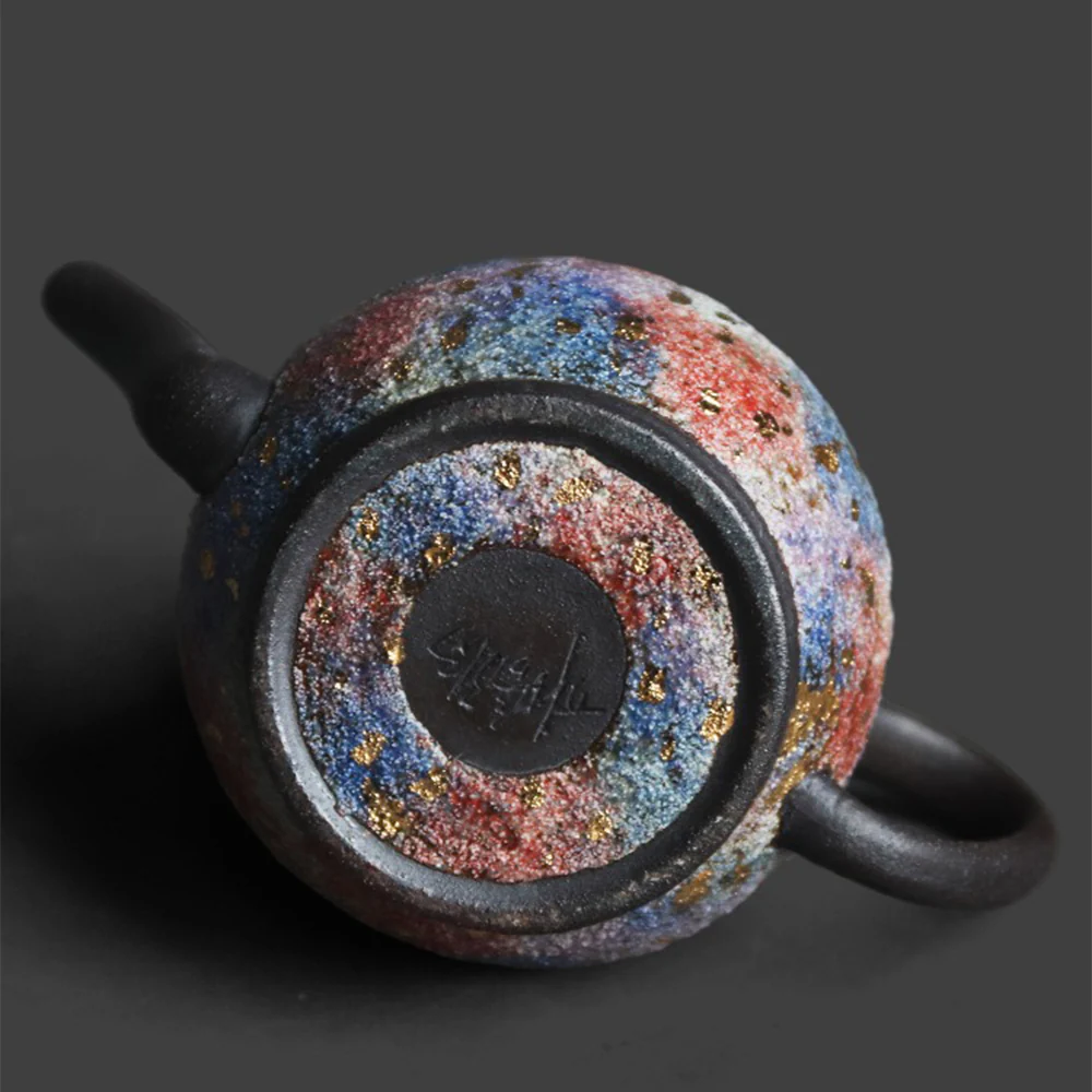 Chinese Colorful Sandstone Junde Teapot - Image 5