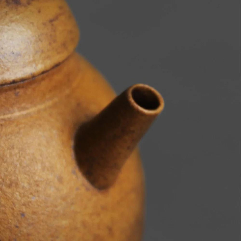Chinese Dragon Egg Coarse Pottery Teapot - Image 5