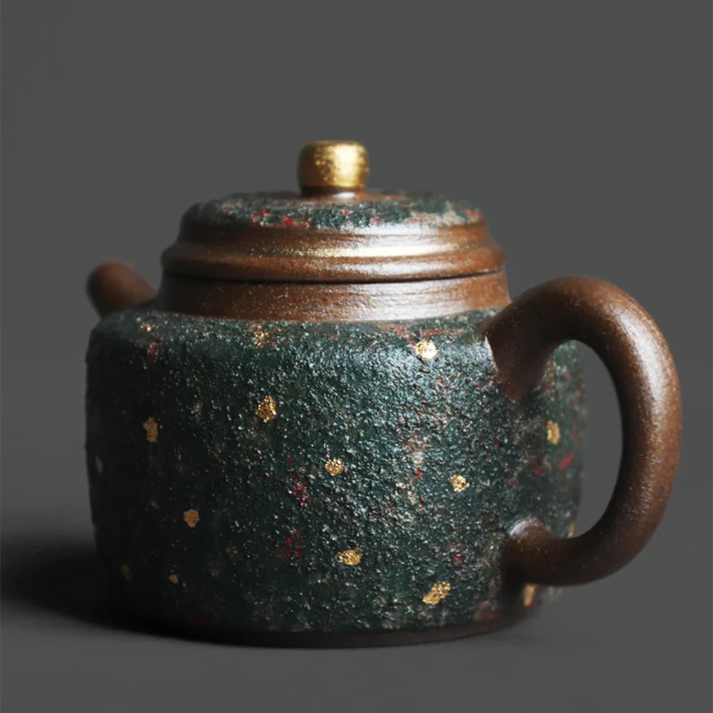 Chinese Green Sandstone Dezhong Teapot - Image 3