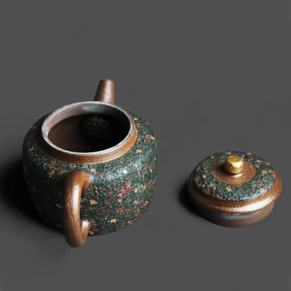 Chinese Green Sandstone Dezhong Teapot - Image 4