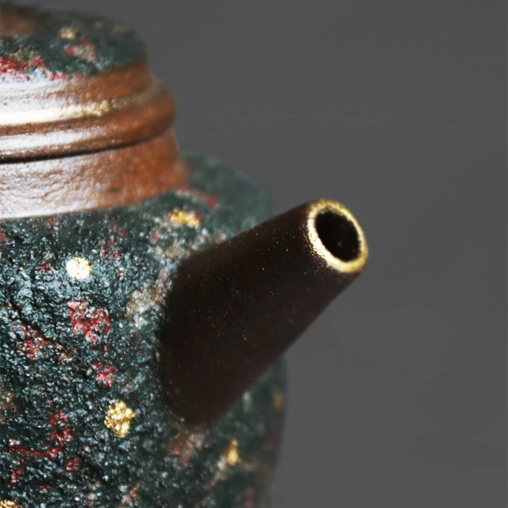 Chinese Green Sandstone Dezhong Teapot - Image 5