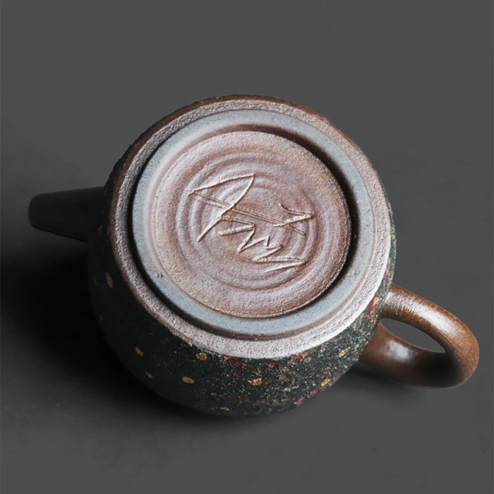 Chinese Green Sandstone Dezhong Teapot - Image 6