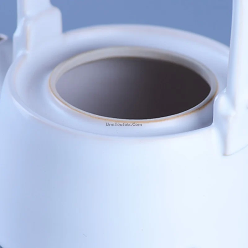 Coarse Pottery Japanese Style Teapot - Image 5