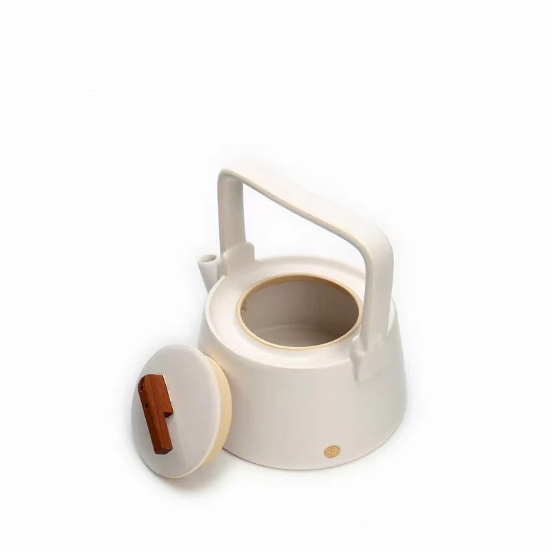 Coarse Pottery Japanese Style Teapot - Image 6