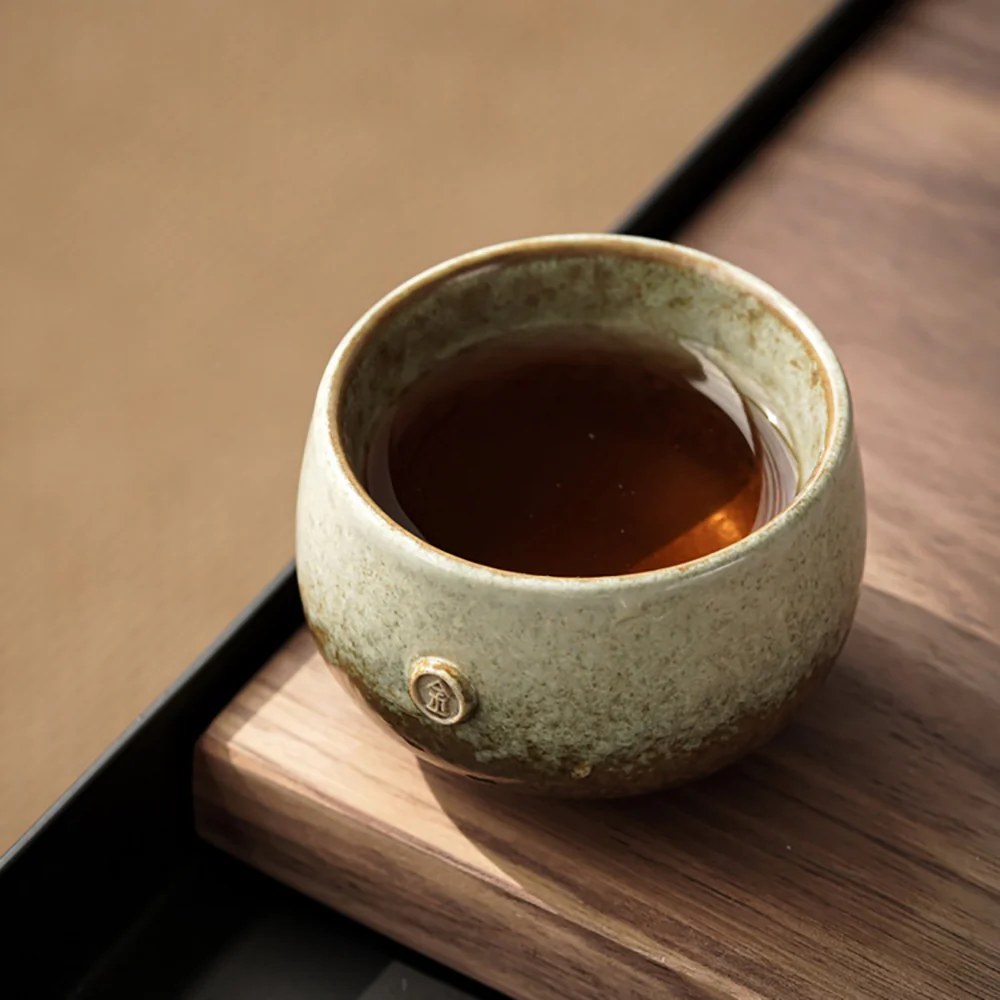 Coarse Pottery Kiln Alteration Kung Fu Tea Cup (Set of 5) - Image 3