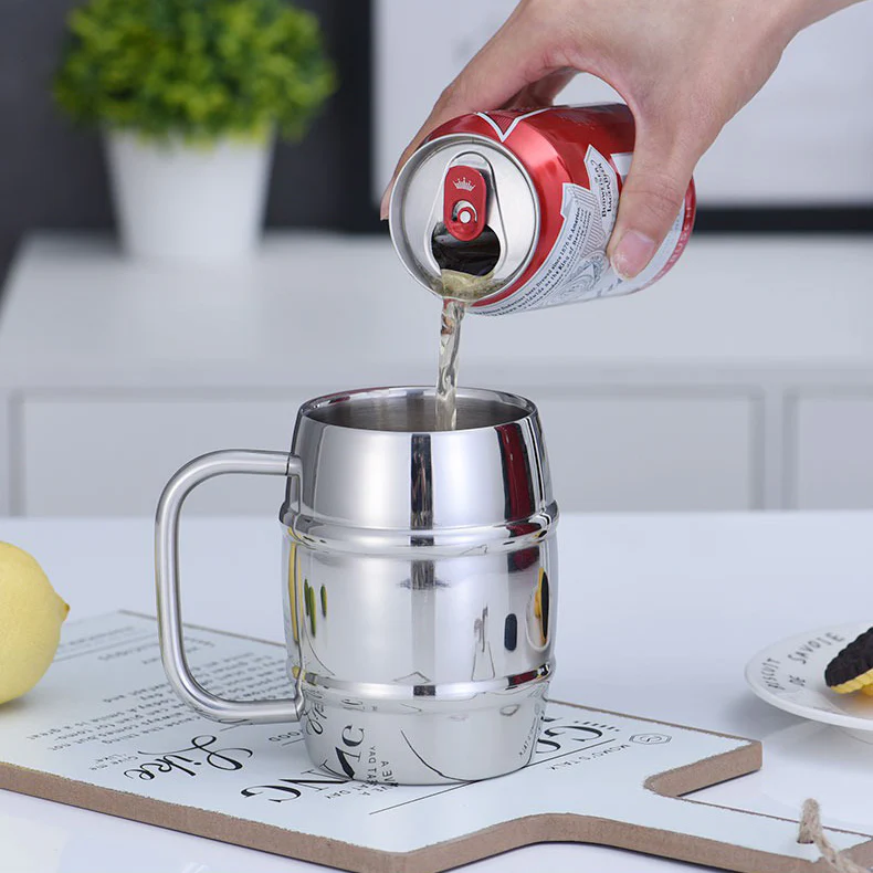 Double Wall Stainless Steel Beer Cup - Image 7
