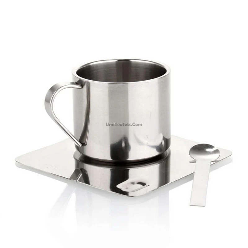 Double Wall Stainless Steel Tea & Coffee Cup - Image 4