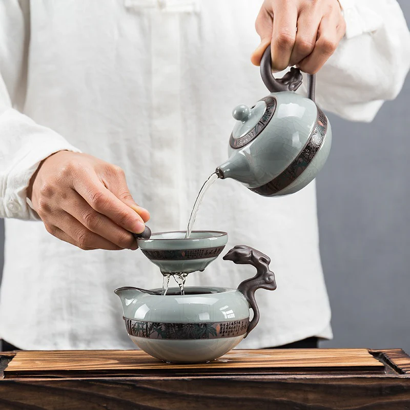 Dragon Ball Ice Crack Ruyao Tea Set - Image 6