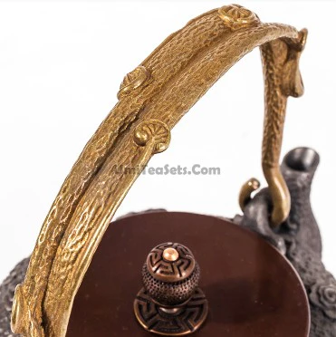 Dragon Cast Iron Teapot With Induction Cooker - Image 3