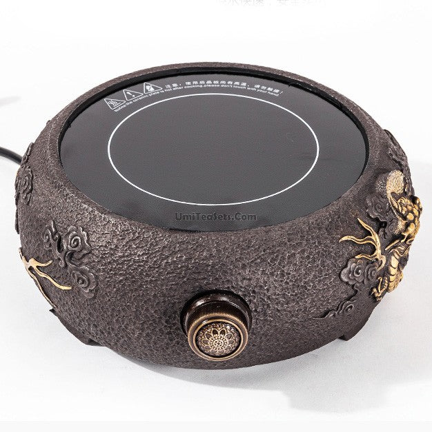 Dragon Cast Iron Teapot With Induction Cooker - Image 5