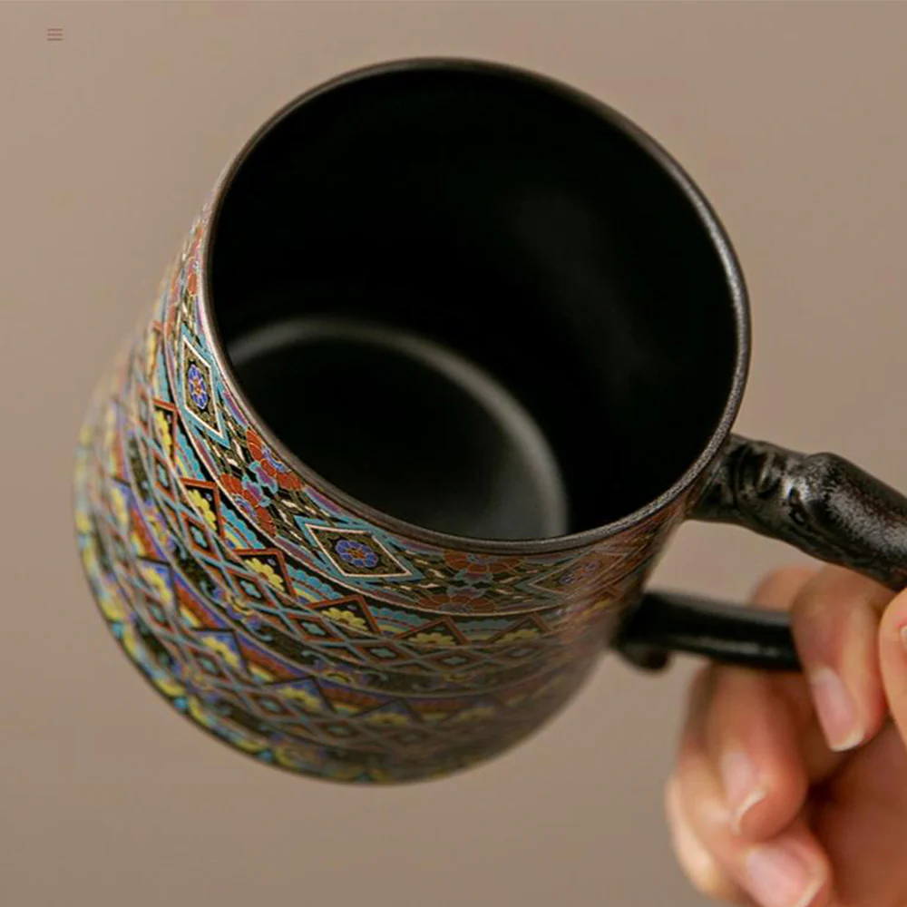 Dunhuang Ceramic Tea Cup With Infuser - Image 6