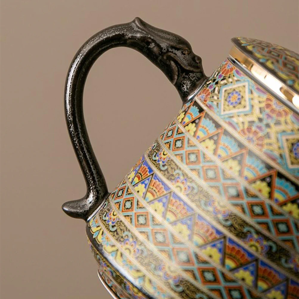 Dunhuang Ceramic Tea Cup With Infuser - Image 7