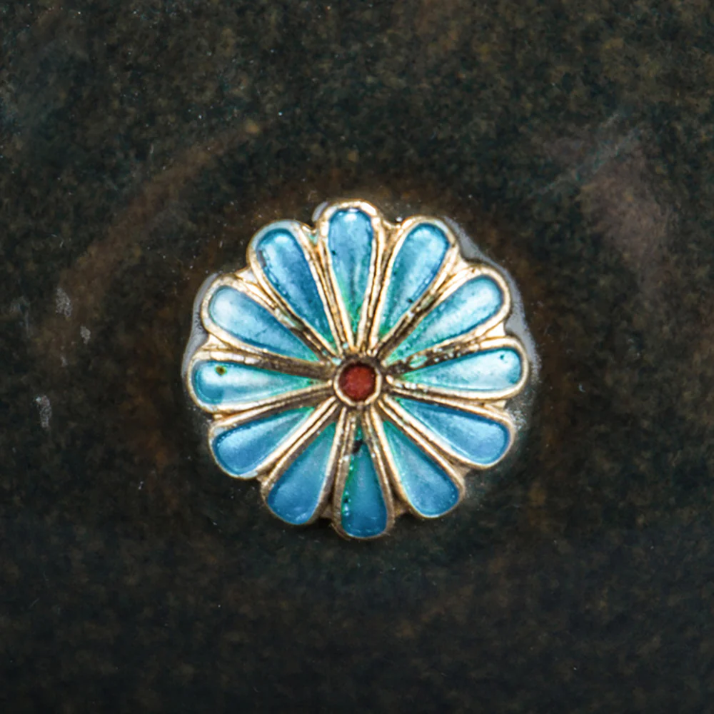 Enamel Daisy Coarse Pottery Tea Washer - Image 3