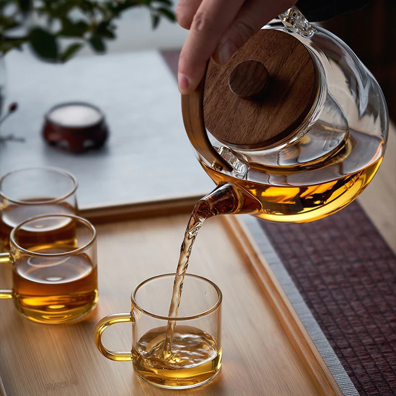 Glass Teapot With Water Steam Infuser - Image 7