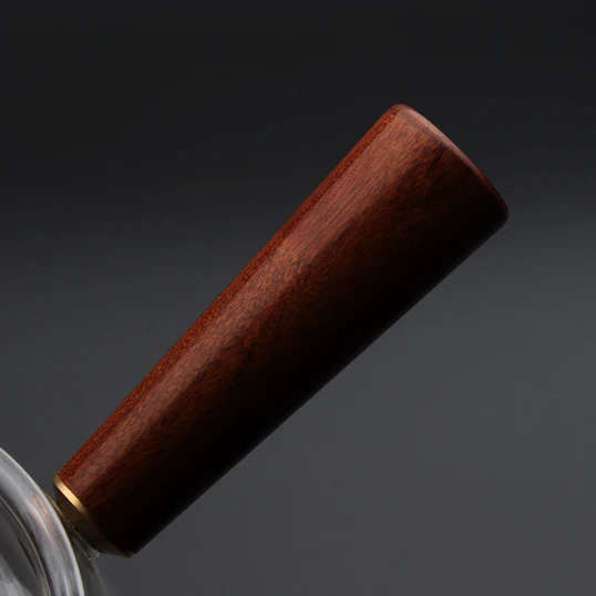 Glass Teapot With Wooden Handle - Image 6