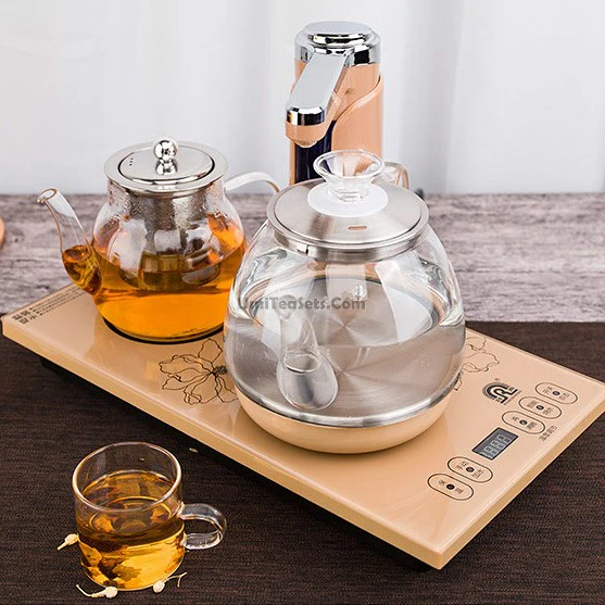 Glass Teapots With Golden Induction Cooker - Image 4