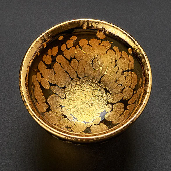 Golden & Silver Jian Zhan Gongfu Tea Cup - Image 6