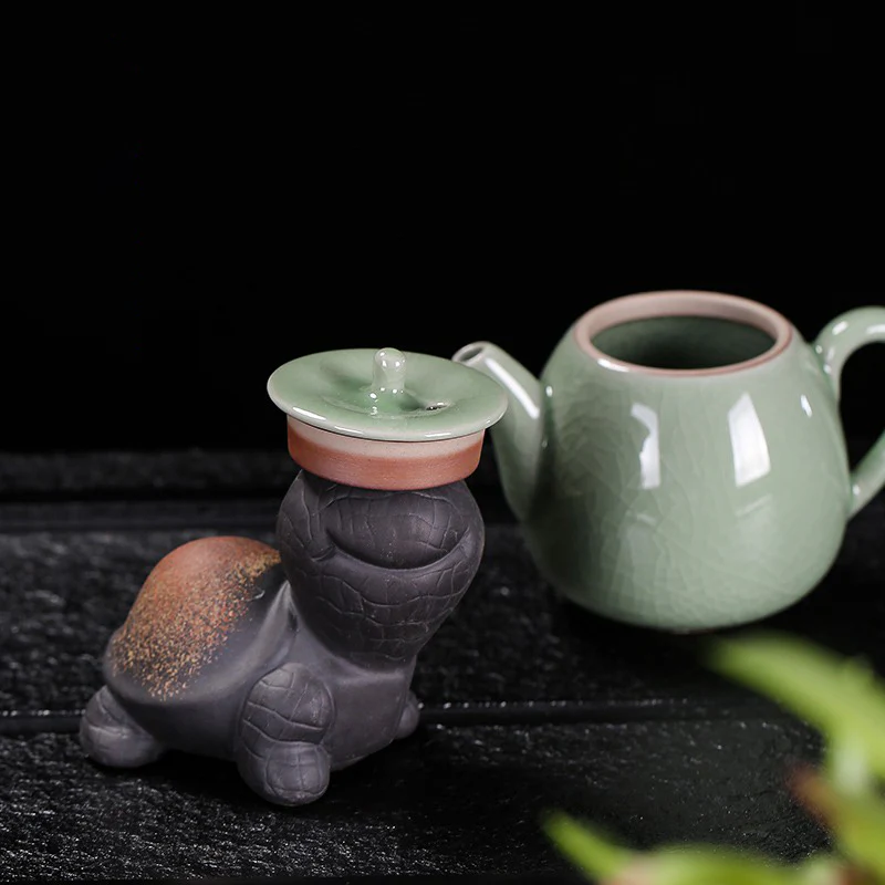 Handmade Yixing Clay Tortoise Tea Pet - Image 6
