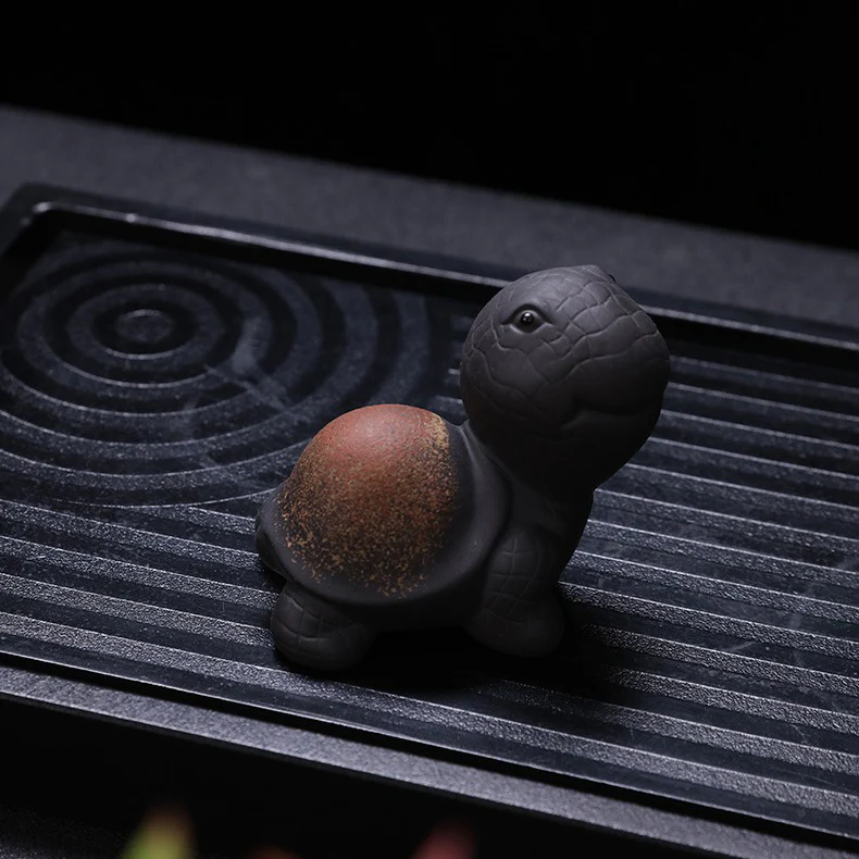 Handmade Yixing Clay Tortoise Tea Pet - Image 7