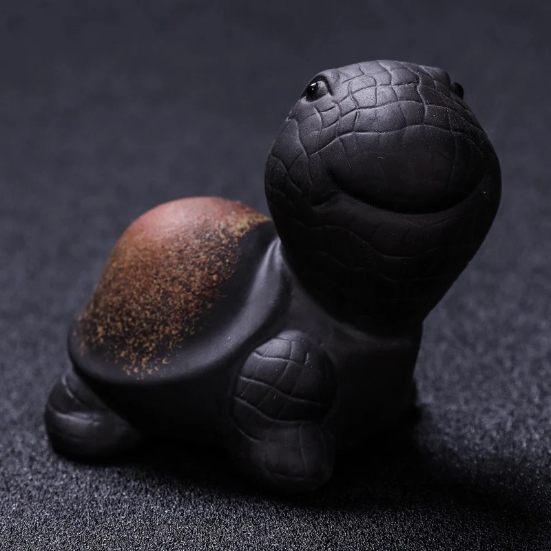 Handmade Yixing Clay Tortoise Tea Pet - Image 8