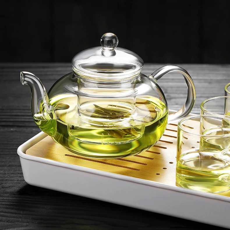 Heat Resisting Herbal Tea Glass Teapot - Image 11