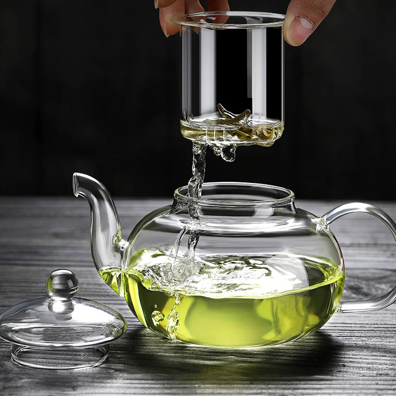 Heat Resisting Herbal Tea Glass Teapot - Image 9