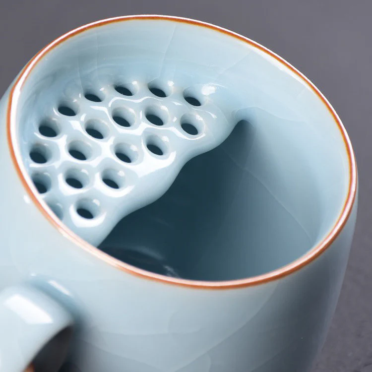 Ice Crack Five Kilns Chinese Tea Cup - Image 10