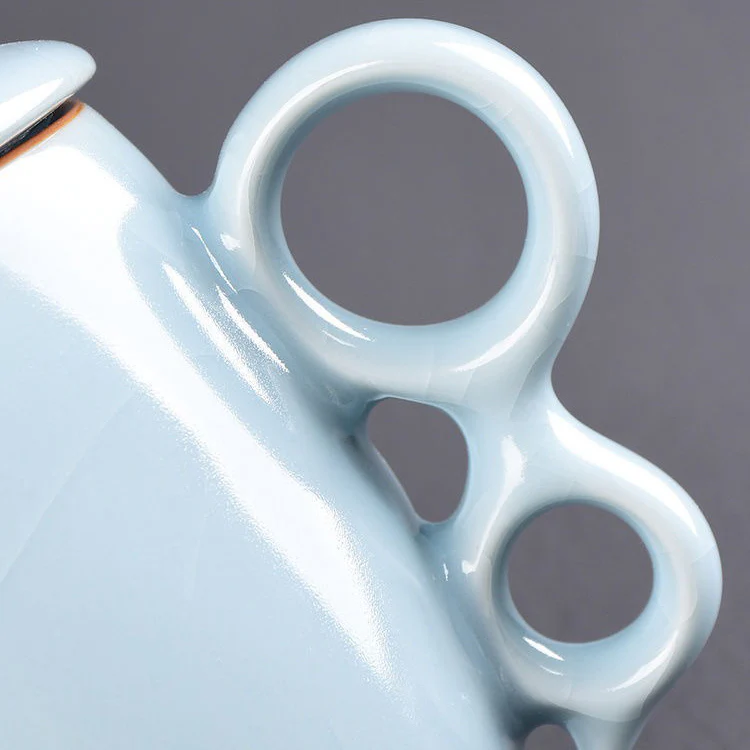 Ice Crack Five Kilns Chinese Tea Cup - Image 11