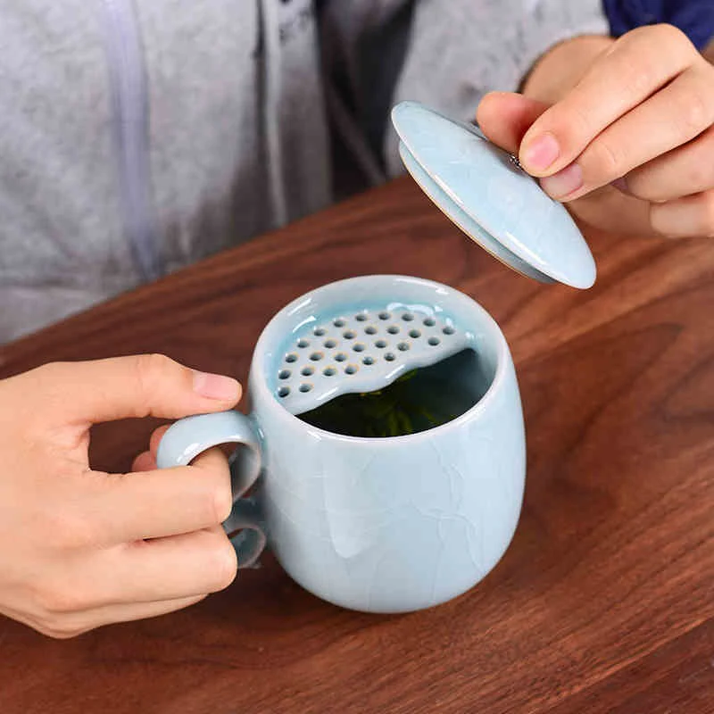 Ice Crack Five Kilns Chinese Tea Cup - Image 13