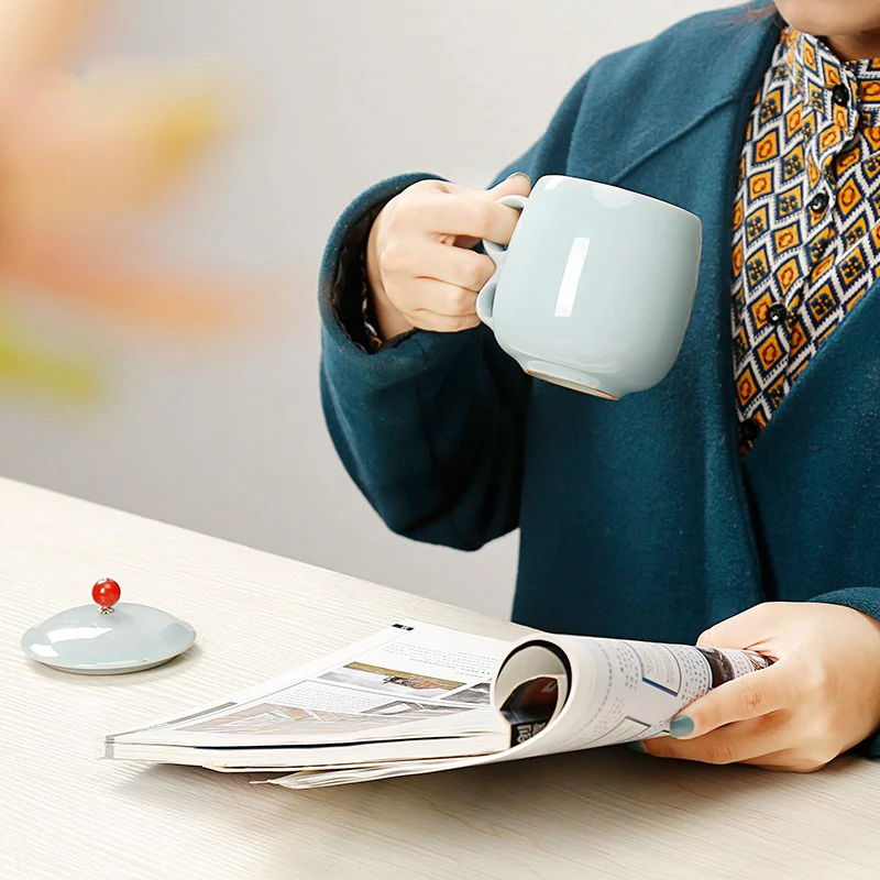Ice Crack Five Kilns Chinese Tea Cup - Image 16