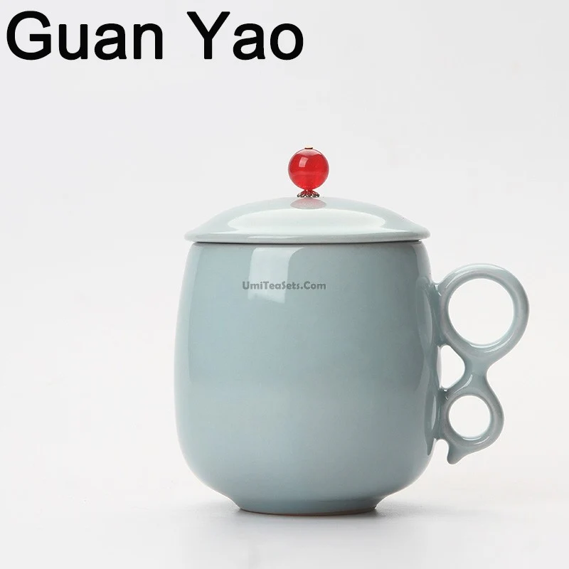 Ice Crack Five Kilns Chinese Tea Cup - Image 3