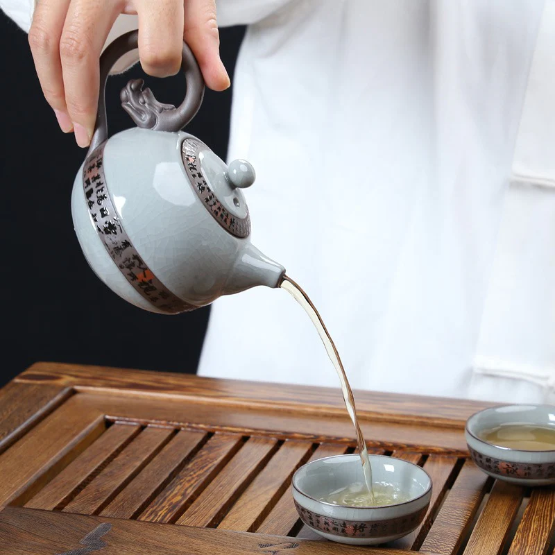 Ice Crack Ge Kiln Teapot - Image 3