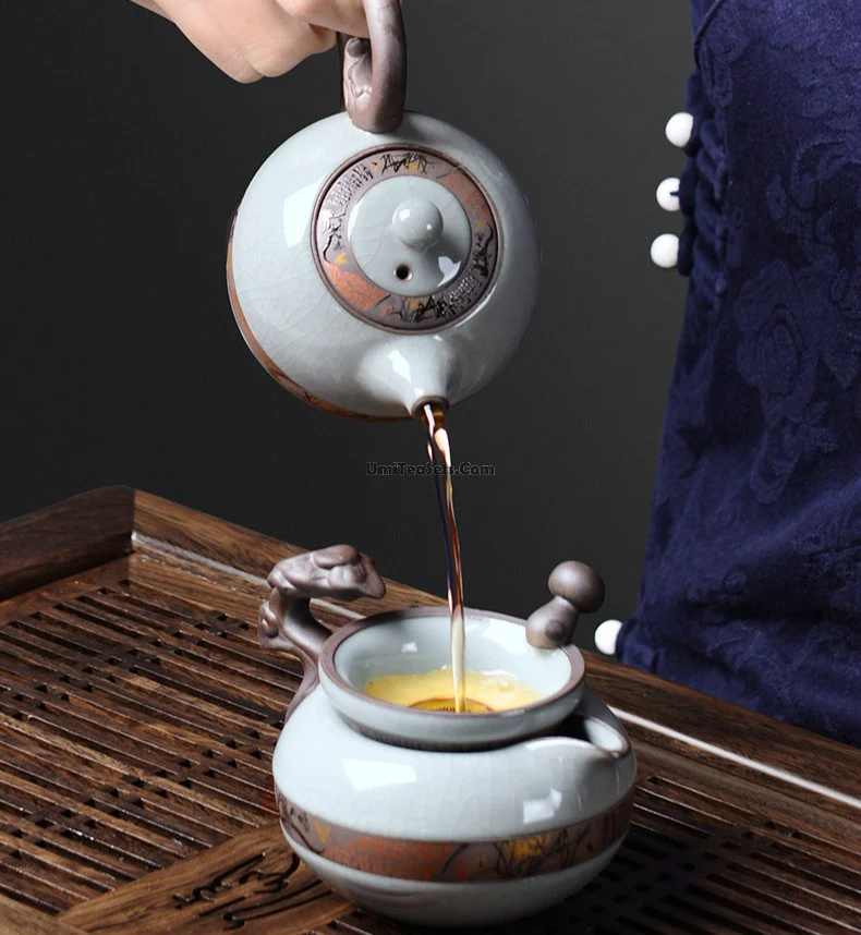 Ice Crack Geyao Gongfu Tea Set - Image 5