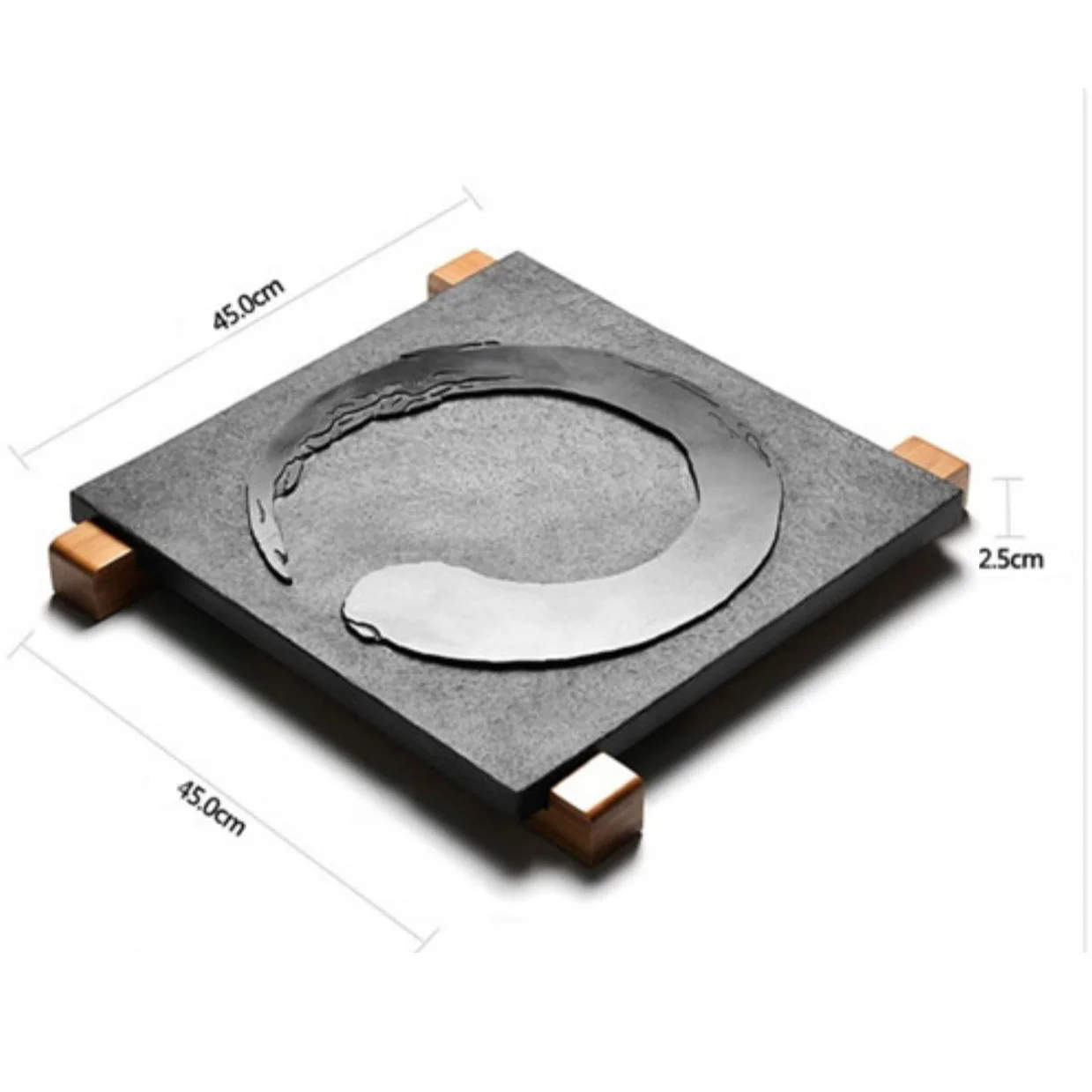 Ice Crack Ruyao Tea Set With Black Stone Tray - Image 5