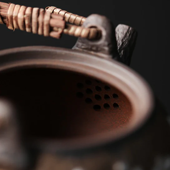 Japanese Handmade Iron Glazed Teapot - Image 10