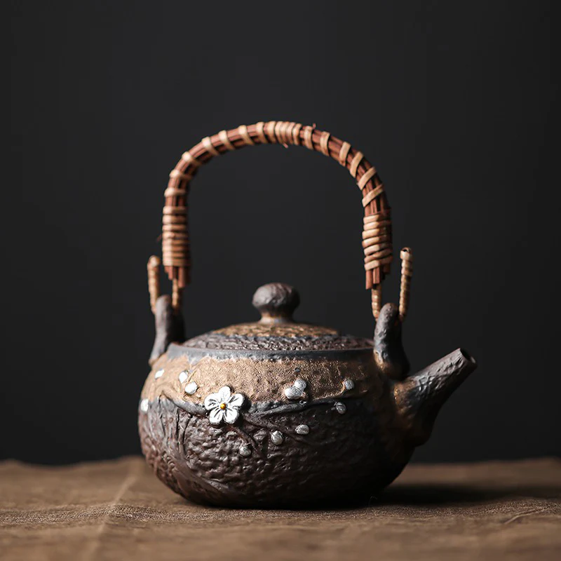 Japanese Handmade Iron Glazed Teapot - Image 11