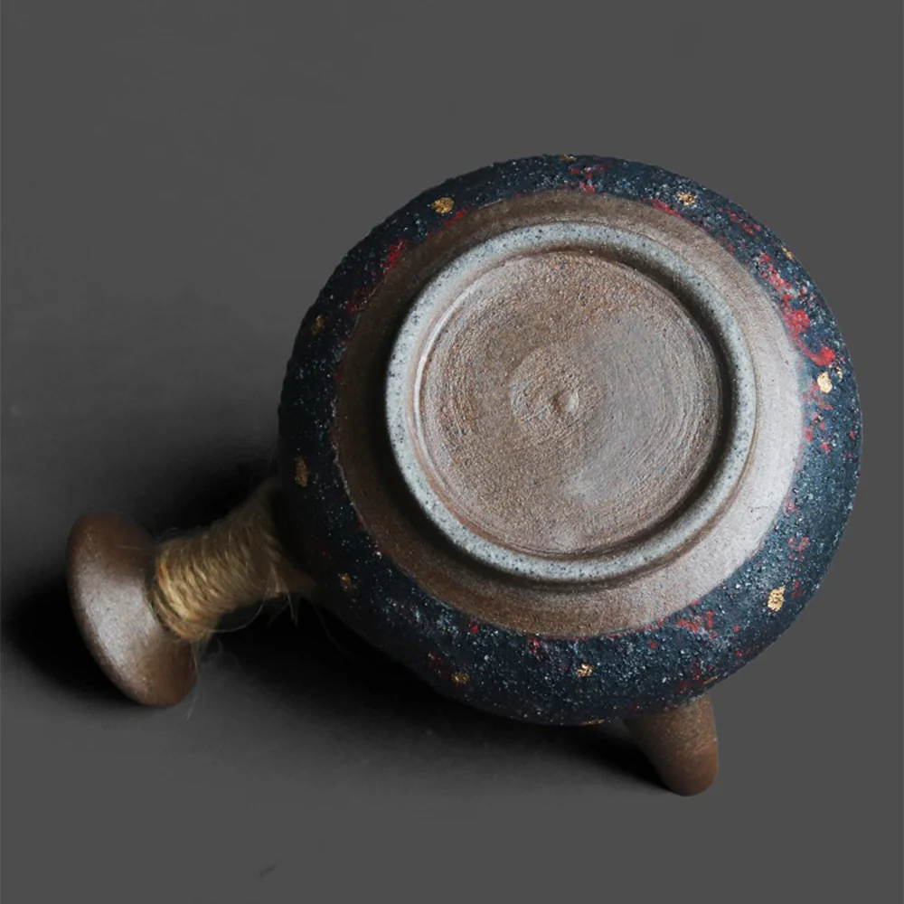 Japanese Kyusu Sand Clay Pottery Teapot - Image 5