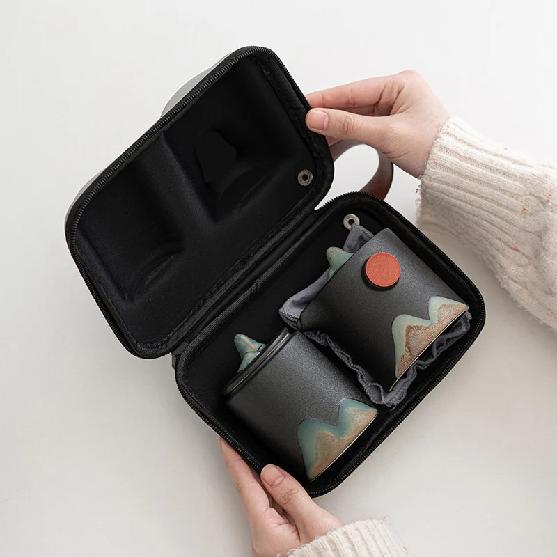 Japanese Mountain Sun Travel Tea Set - Image 7