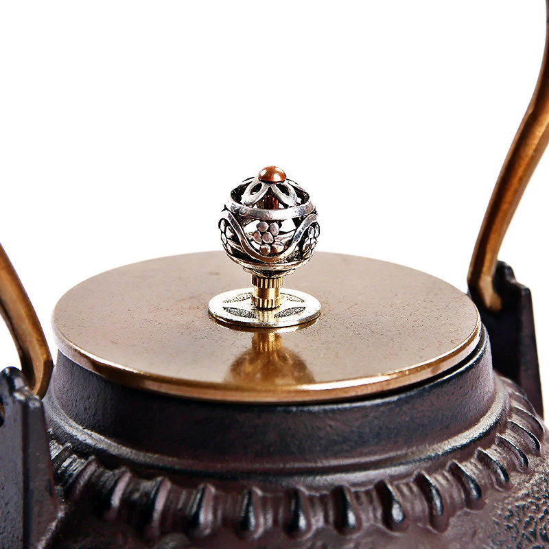 Japanese Pumpkin Cast Iron Teapot - Image 4