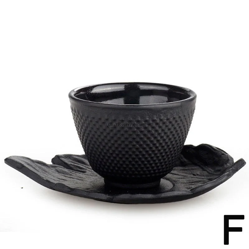 Japanese Samurai Hobnail Cast Iron Tea Cup - Image 5