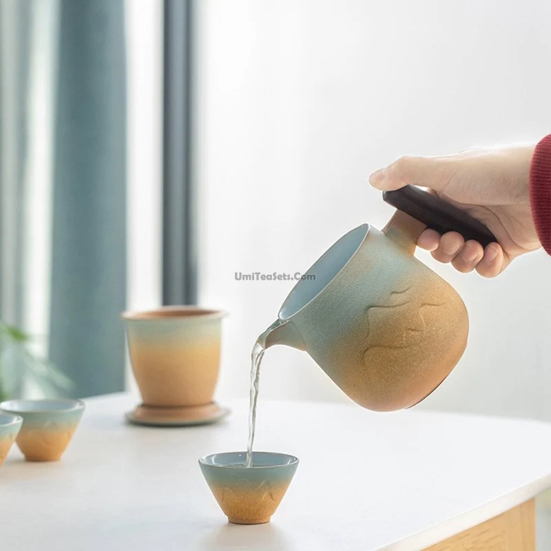 Japanese Style Mountain Travel Tea Set - Image 4