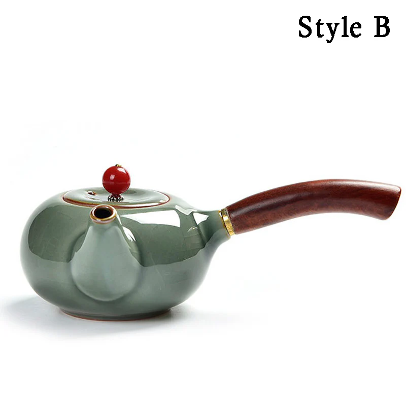 Japanese Teapot With Agate Lid - Image 3
