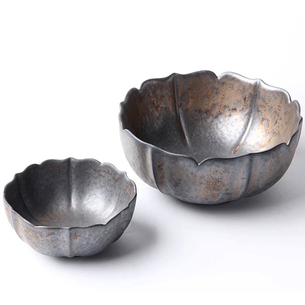 Lotus Shaped Coarse Pottery Tea Washer - Image 3