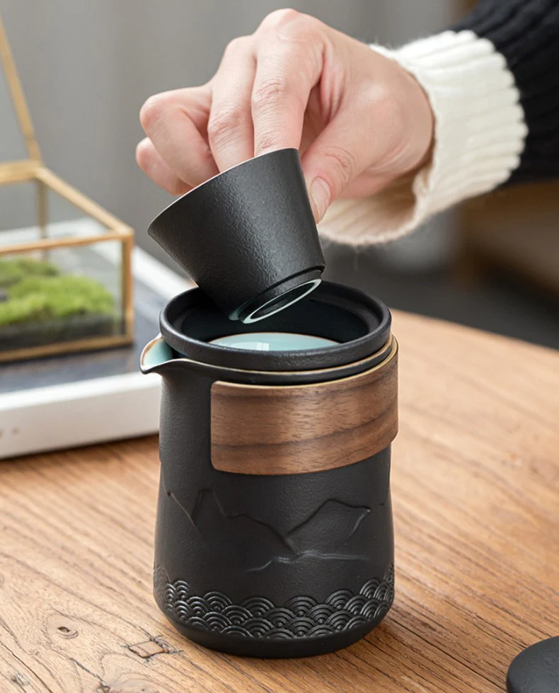Mountain and Sea Travel Tea Set - Image 5